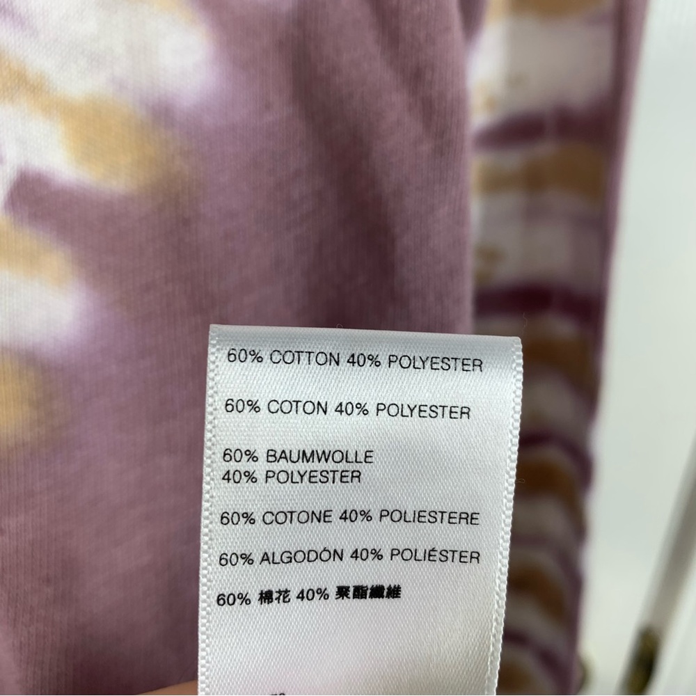 Free People Psychedelic Tie Dye Mock Neck Turtleneck Top - Picture 4 of 4